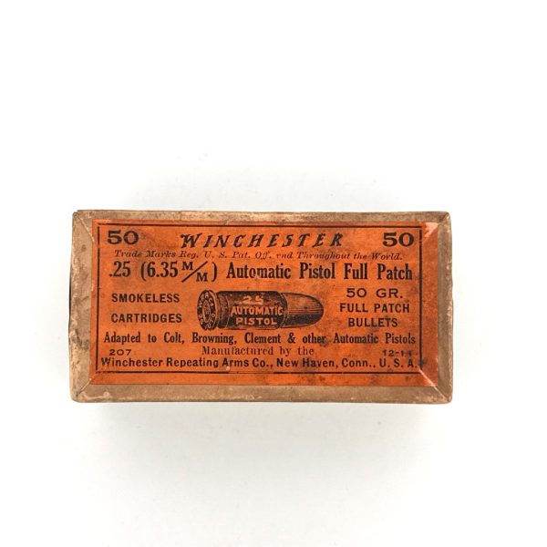 shot_20260922131906 Winchester, .25 ACP Full Patch (FMJ), 2 Piece Box