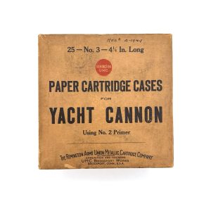 Remington, Yacht Cannon, No. 3 Gauge 4 1/2" Long, NPE, 2 Piece Box (Empty)