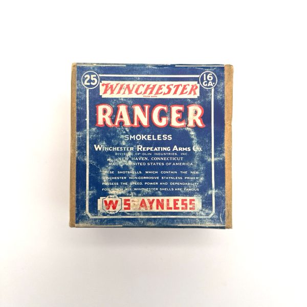 Winchester, Ranger, 16 Gauge, #6 Shot,  2 Piece Box (1 Side Sealed)