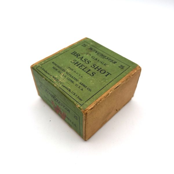 Winchester, Brass Shot shells, 12 Gauge, New Primed Empty, 2 Piece Box