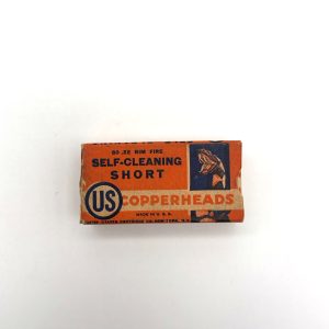 U.S. Cartridge Co, Copperheads, .22 Short, 1 Piece Box