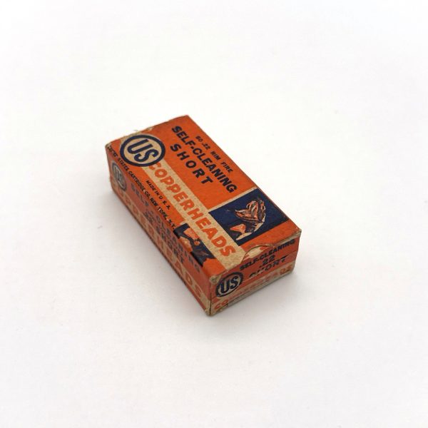 U.S. Cartridge Co, Copperheads, .22 Short, 1 Piece Box