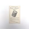 Dupont/ N.W. Waldron, Score Card (Unused)