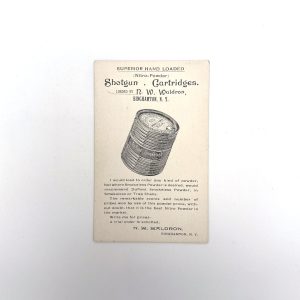 Dupont/ N.W. Waldron, Score Card (Unused)