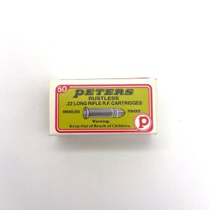 Peters, .22 Long Rifle Rim Fire, Rustless, 1 Piece Box