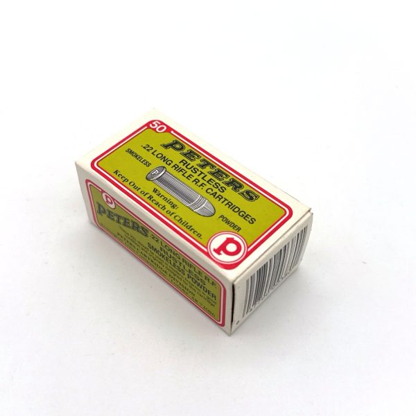 Peters, .22 Long Rifle Rim Fire, Rustless, 1 Piece Box