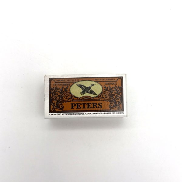 Peters, .22 Long Rifle Rim Fire, 1 Piece Box