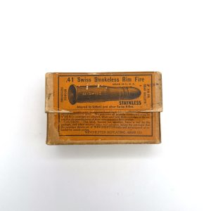 Winchester, Smokeless, .41 Swiss Rim Fire, 2 Piece Box